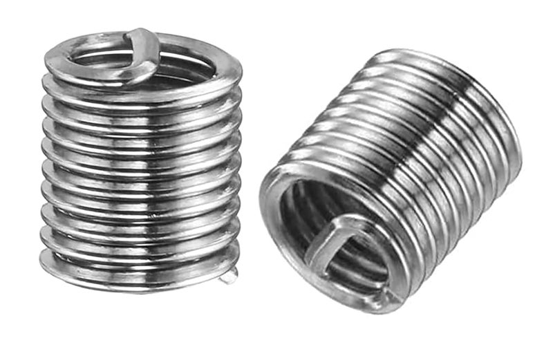 NACX M3 x 0.5mm x 2D Helicoil Type Screw, 304 Stainless Steel Wire Thread Inserts, Helical Coiled Wire Threaded Sleeve, 170Pcs - Image 1